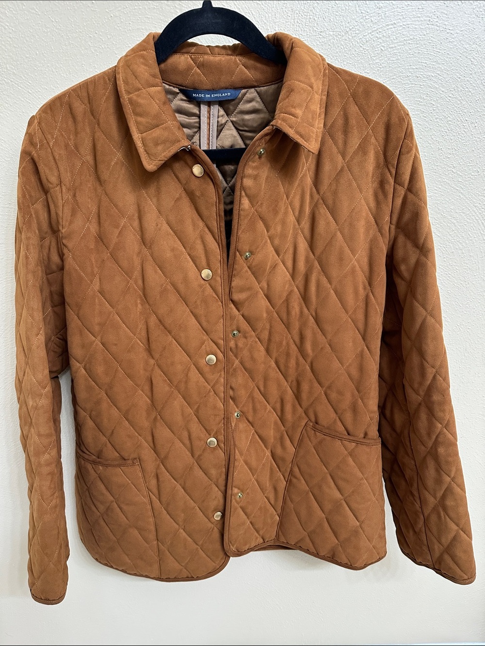 Burberry Quilted Jacket in Camel